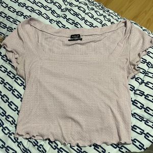 Urban Outfitters Small Lilac square neck tee